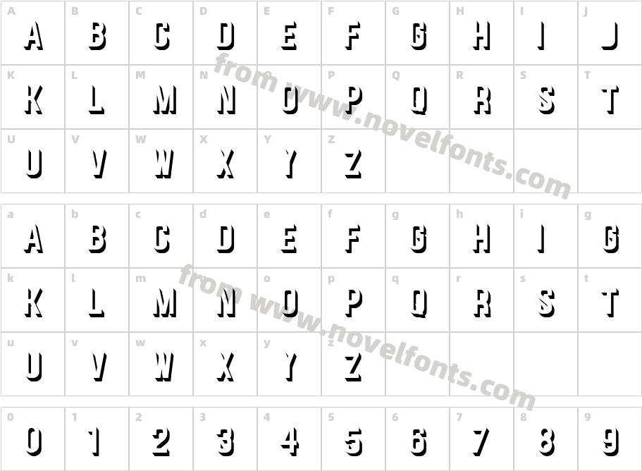 SenzowCharacter Map