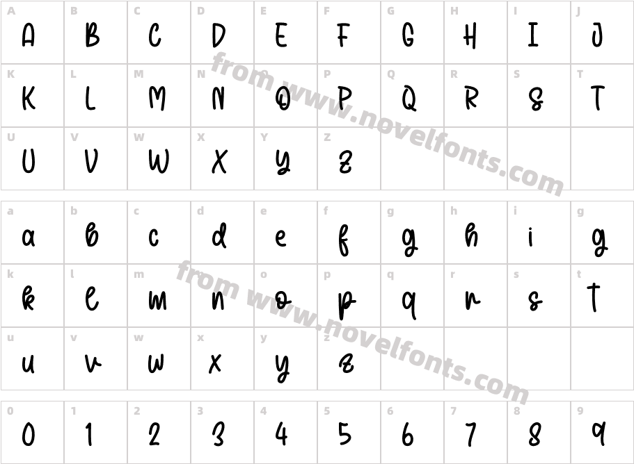 SeptemberFarmhouseRegularCharacter Map