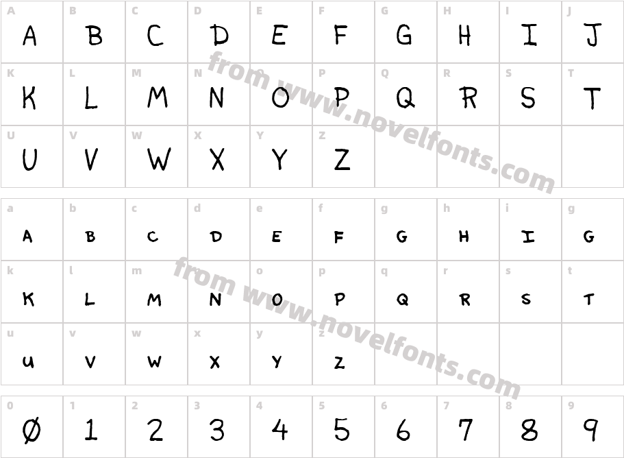 Fountain AvenueCharacter Map