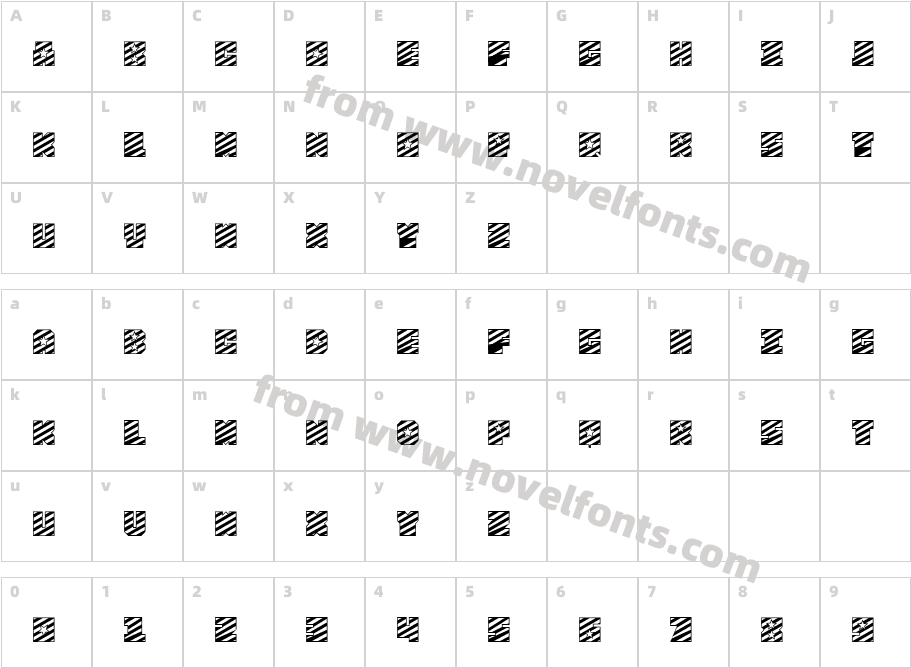 FourJulyHCharacter Map