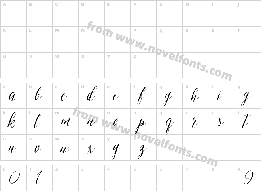 SheilovaCharacter Map