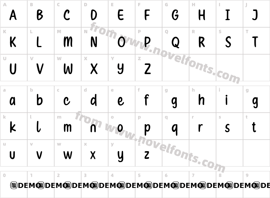 Shifty NotesCharacter Map