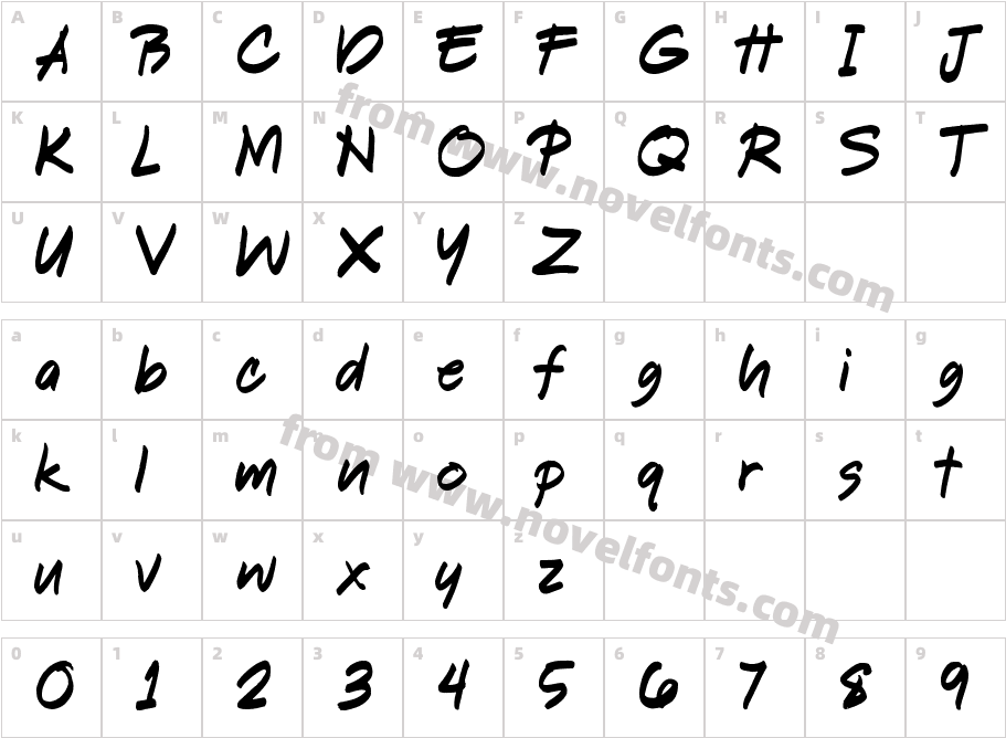 ShookenCharacter Map