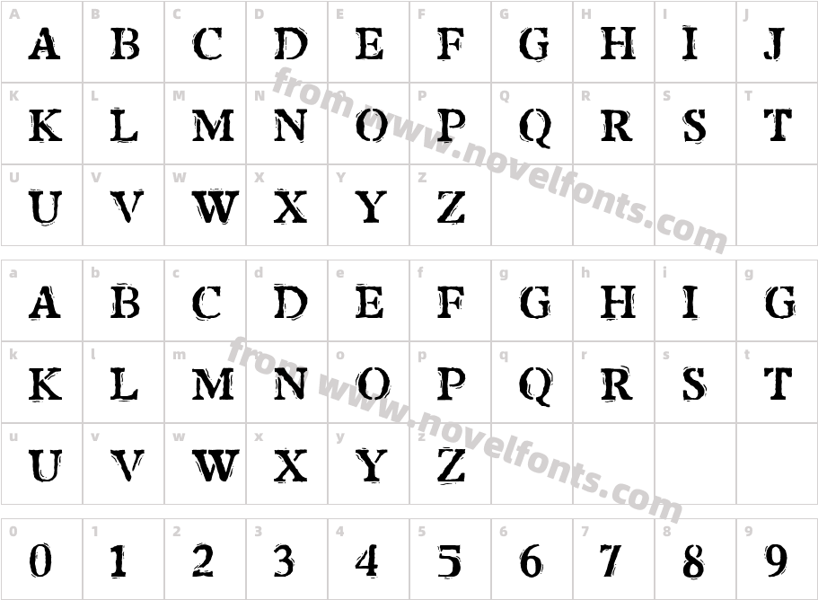 ShowthatCharacter Map