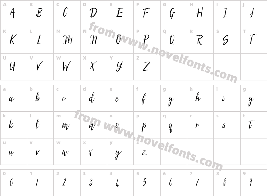 Silhouetto-ScriptCharacter Map