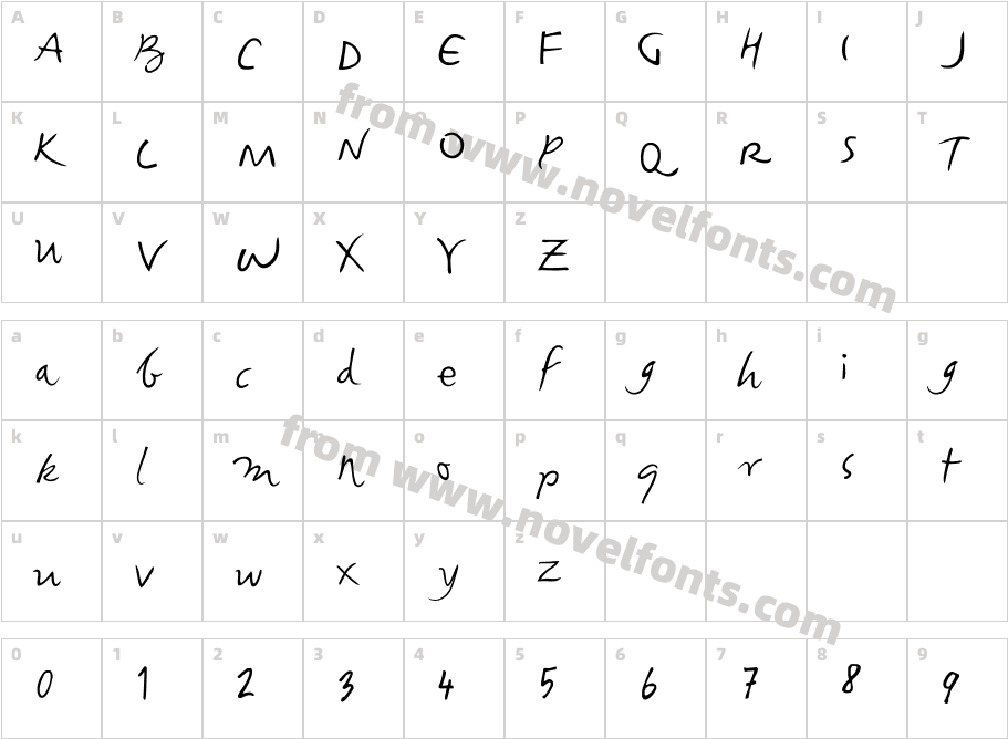 FoxjumpCharacter Map