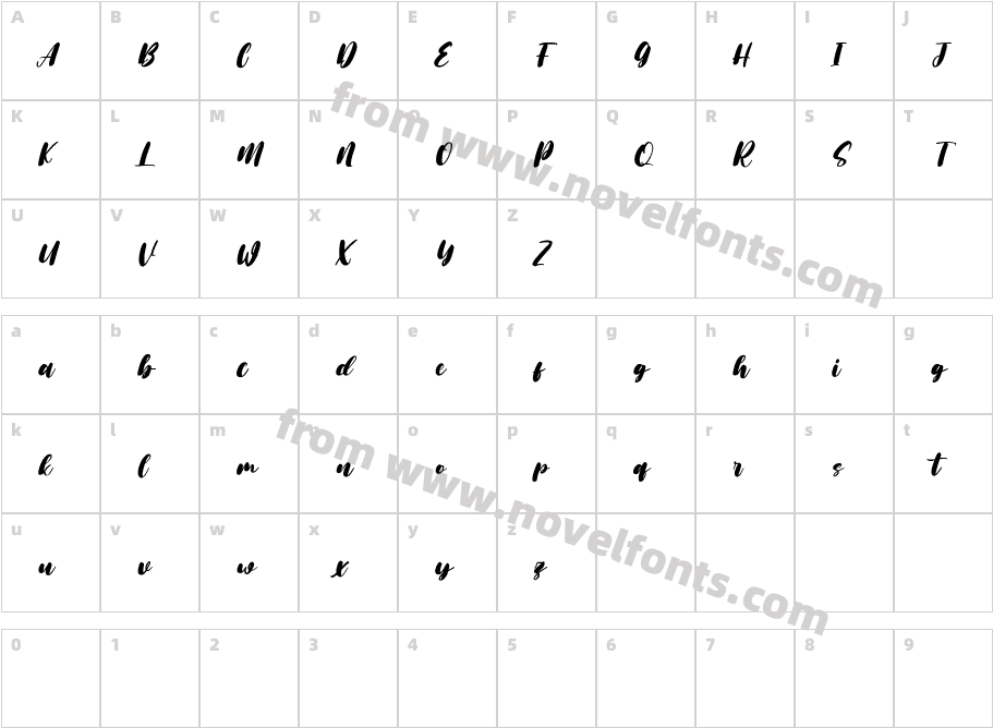 Silver Rainbow Free RegularCharacter Map