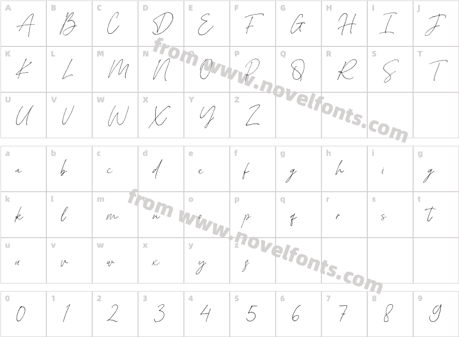 SilverFieldsCharacter Map