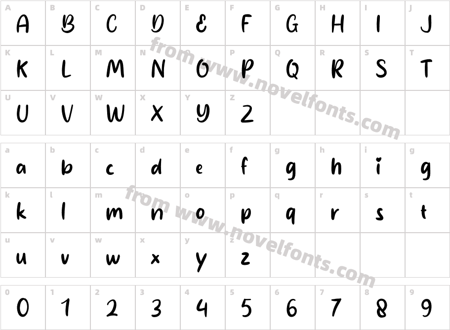 Simon LovelyCharacter Map