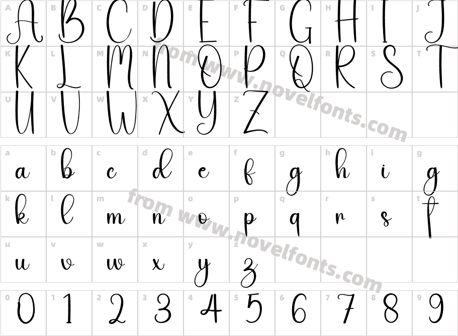 SimpleSignatureRegularCharacter Map