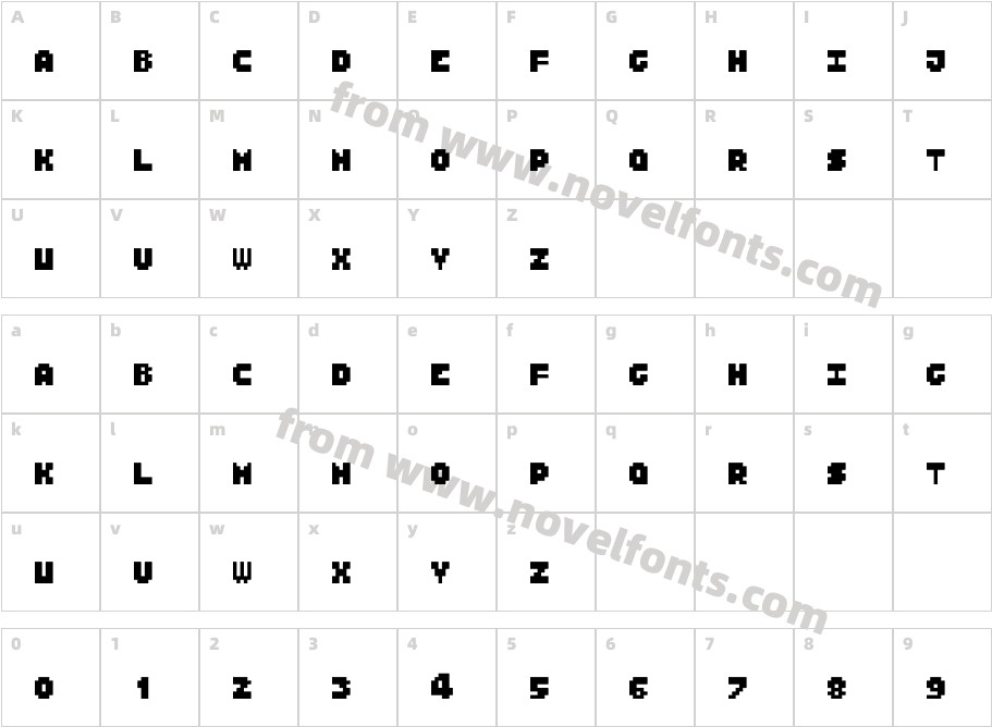 SixtyFiveCharacter Map