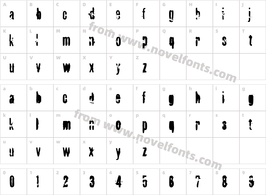 FragileICGCharacter Map