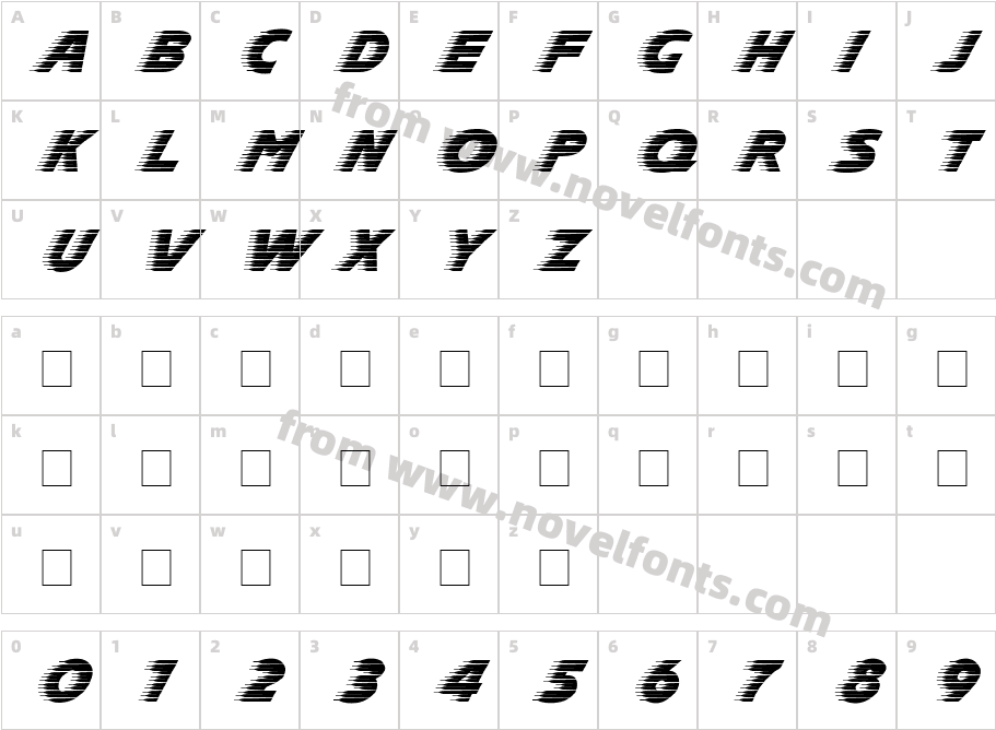 SlipstreamCharacter Map