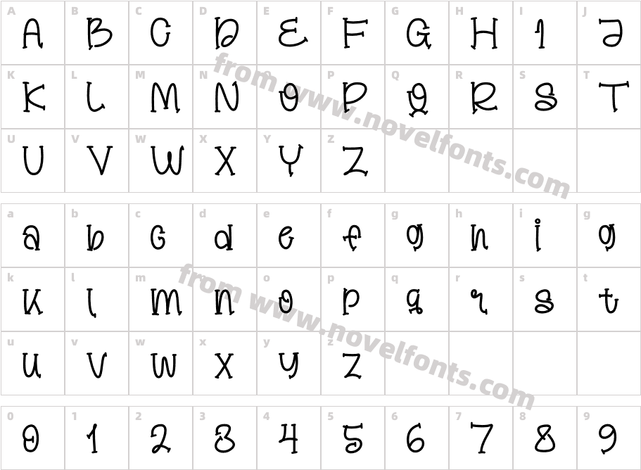 SmilegoCharacter Map