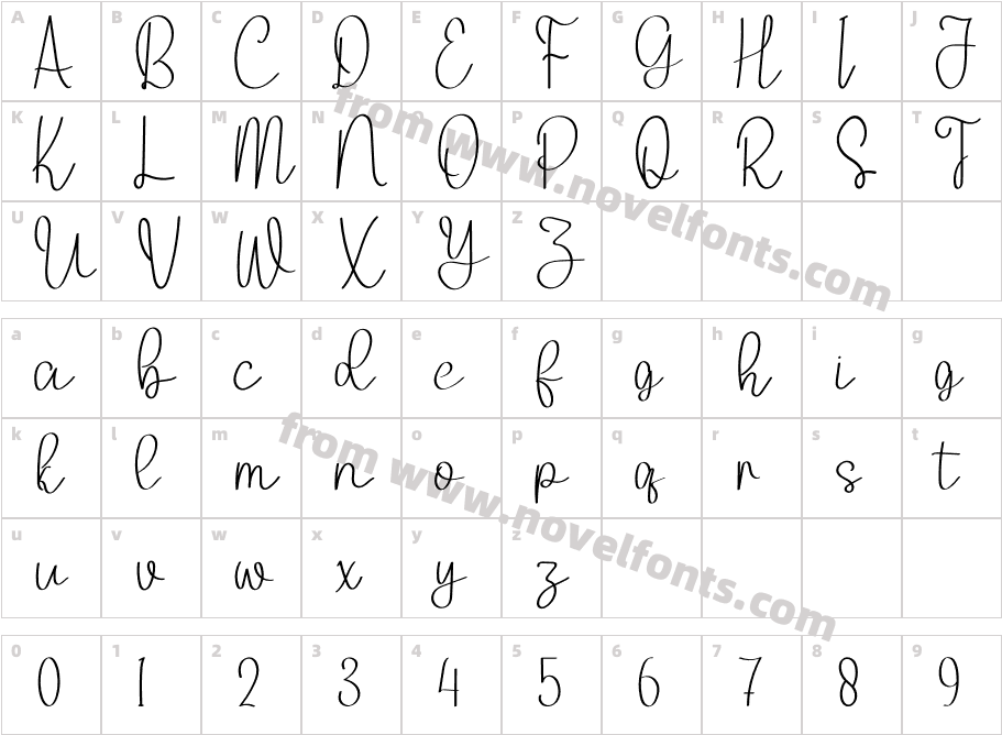 SmoothBerryRegularCharacter Map