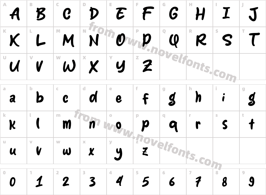 SocakeCharacter Map