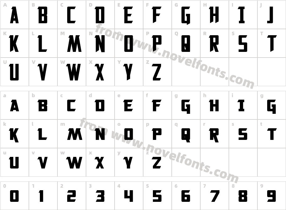 SolitariumCharacter Map