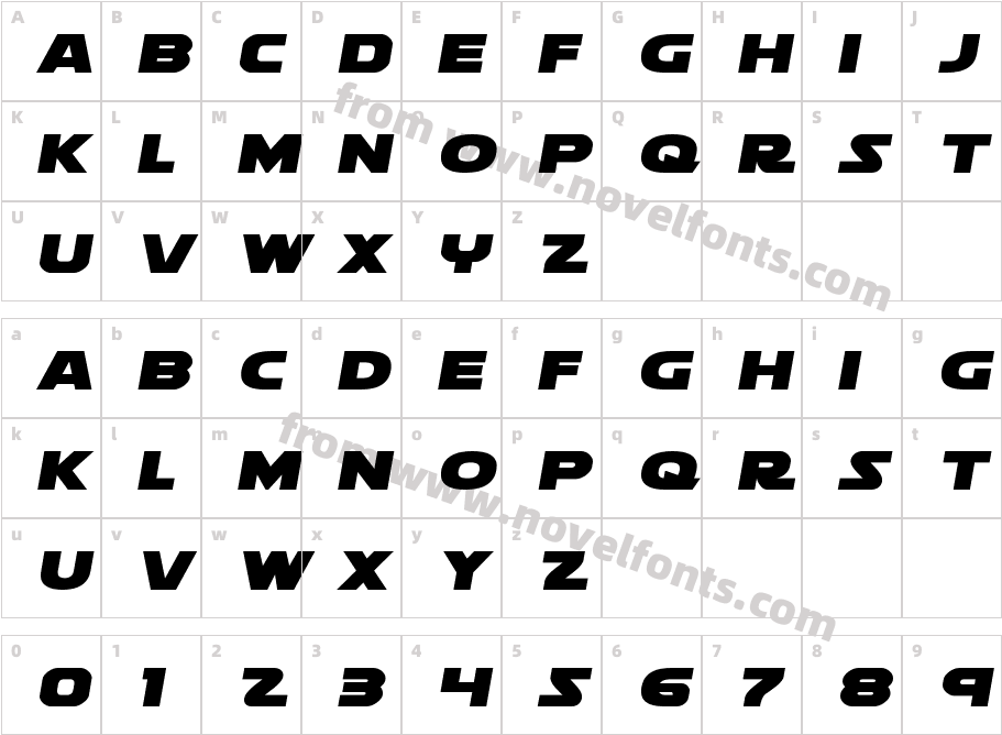 SoloistExpandedCharacter Map