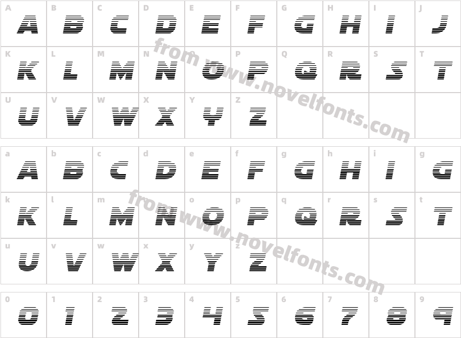 SoloistGradientCharacter Map