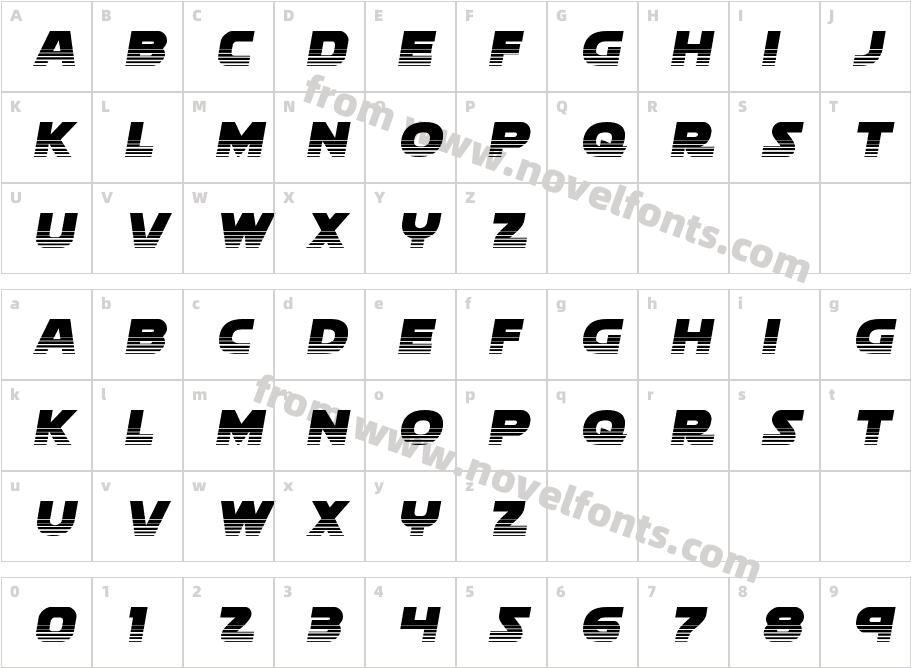 SoloistHalftone2Character Map