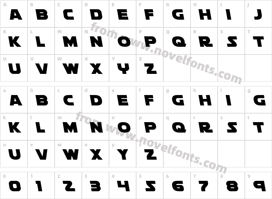 SoloistLeftalicCharacter Map