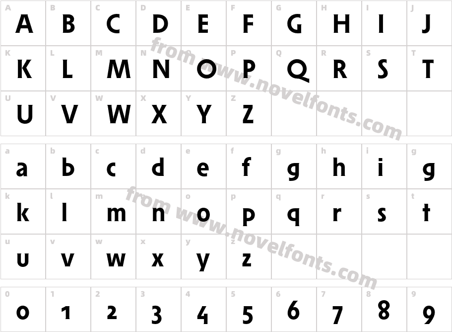 SolperaOSF-BoldCharacter Map