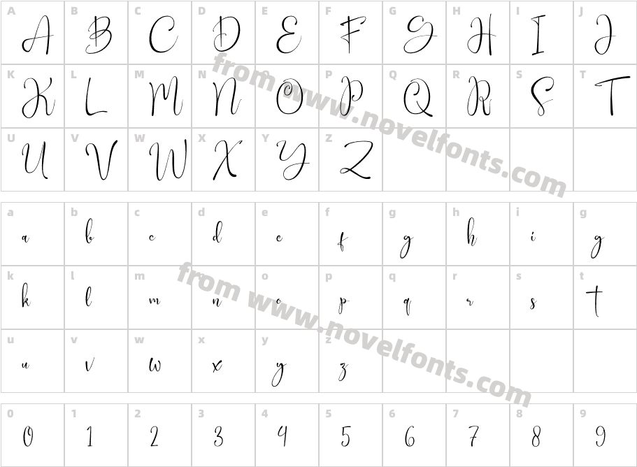 SolvettaRegularCharacter Map