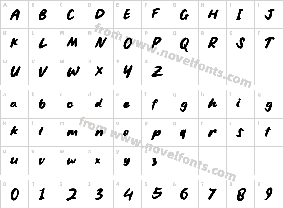 SomebodyCharacter Map