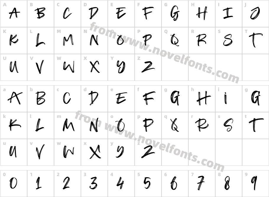 Soulfunk DemoCharacter Map