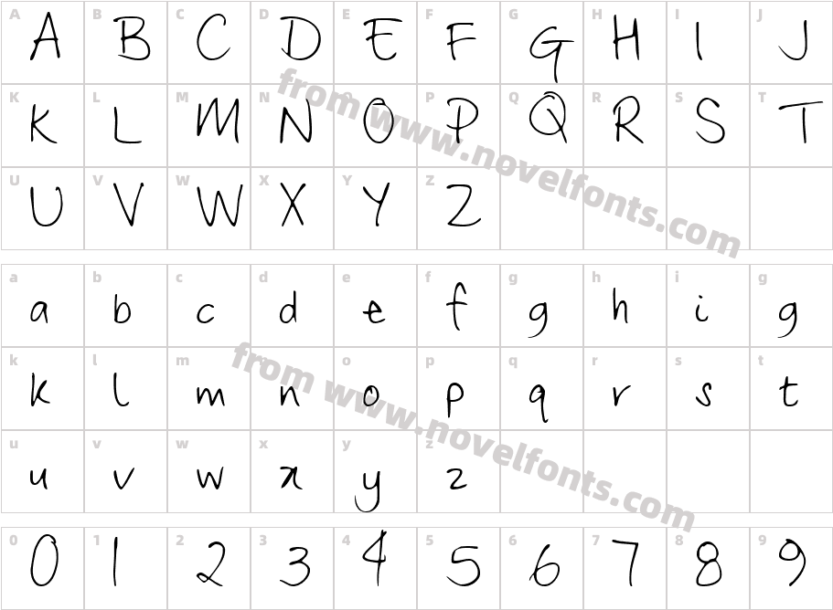 Frangipani RoseCharacter Map