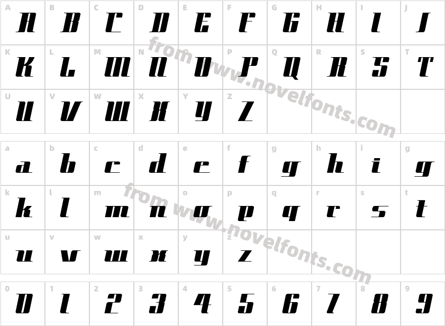 SpaceCadetNFCharacter Map