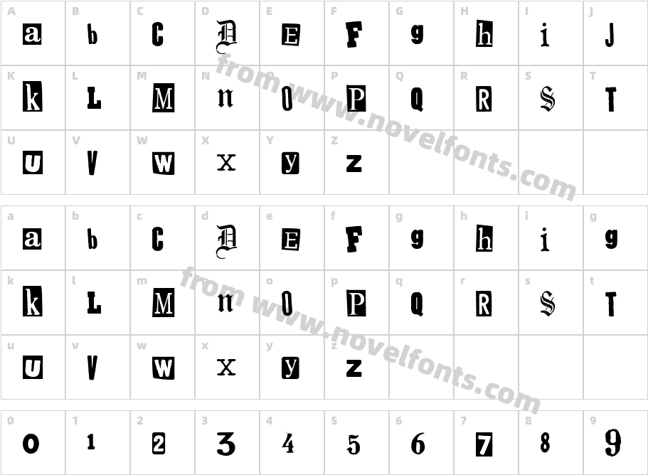 Spanish FaithCharacter Map