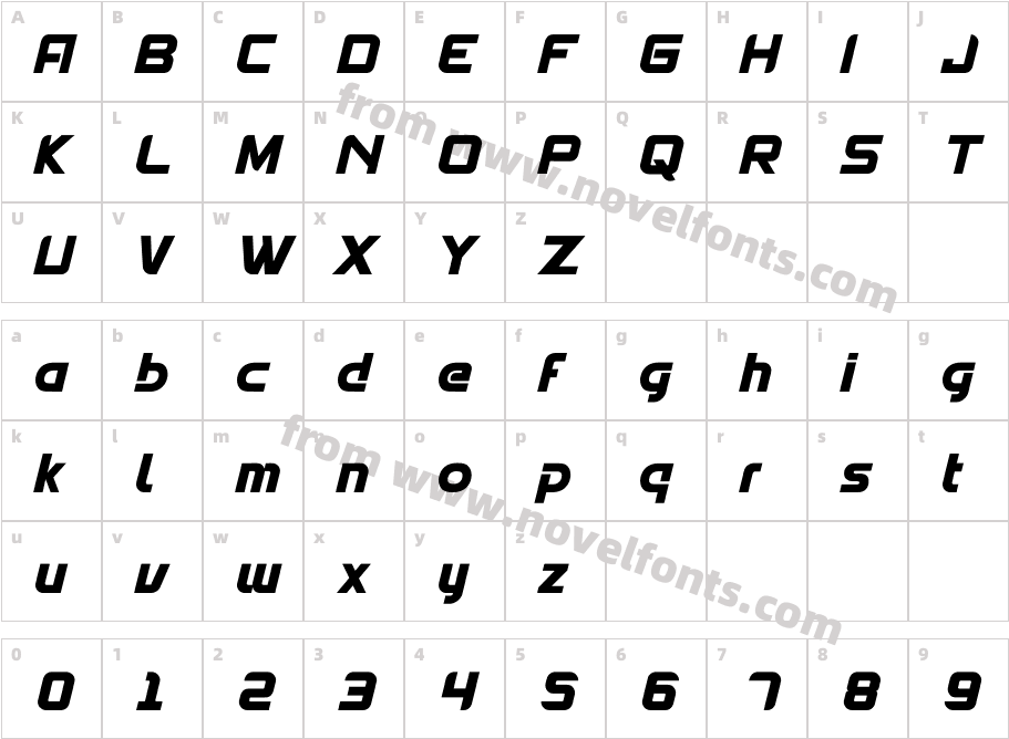 SpantaranCharacter Map