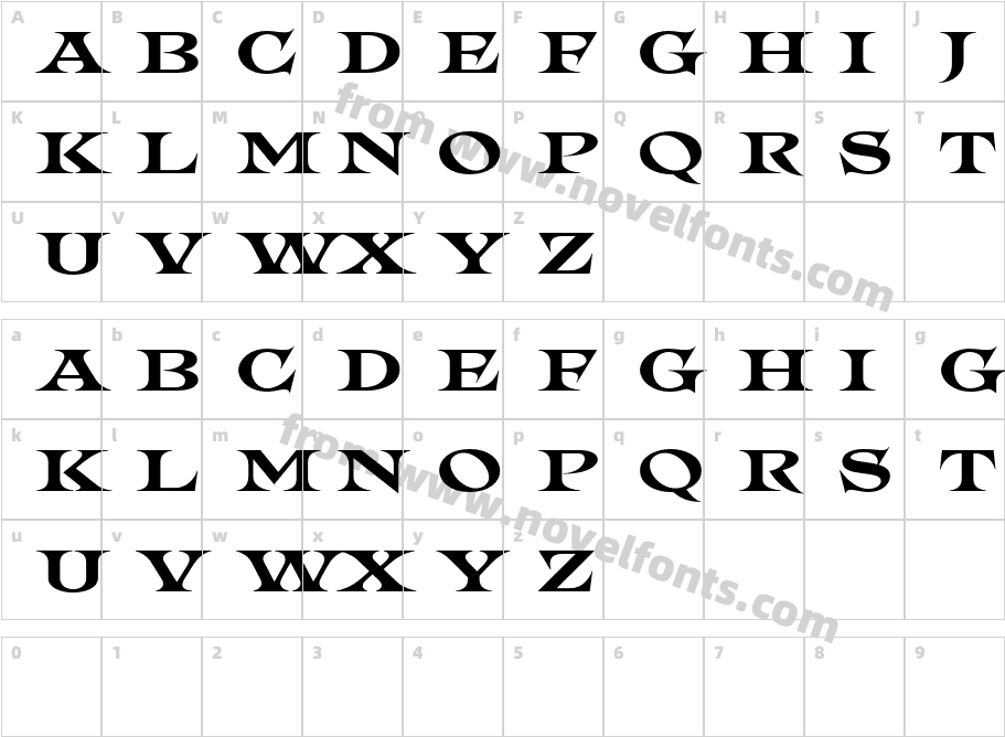 SpectreCharacter Map