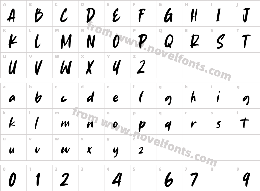 SpeechlessCharacter Map