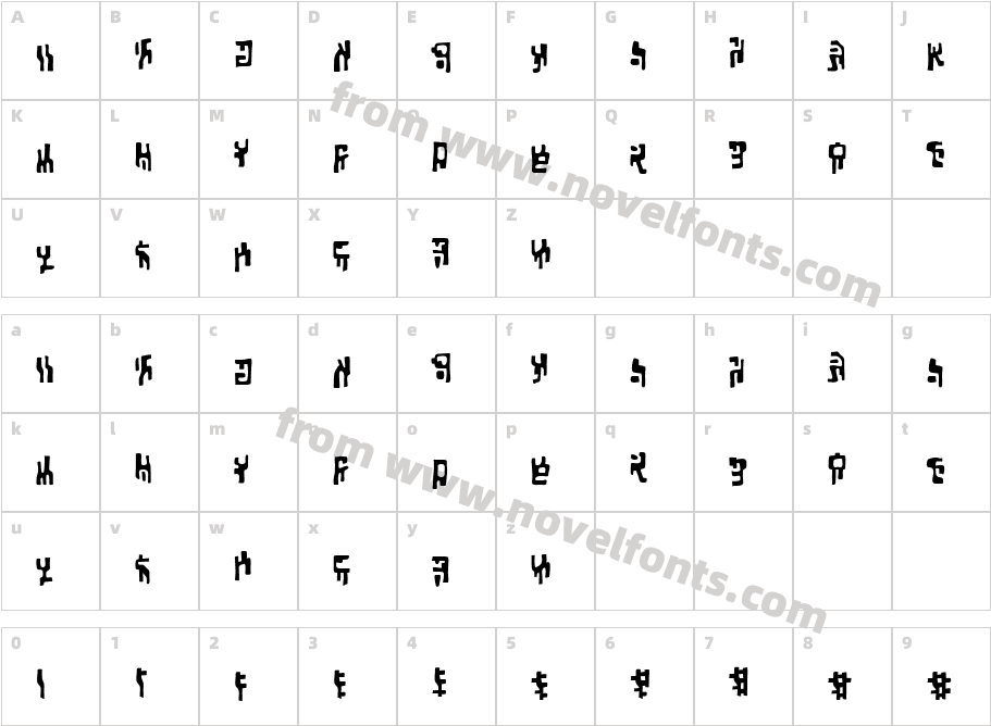 SquiznorBBCharacter Map