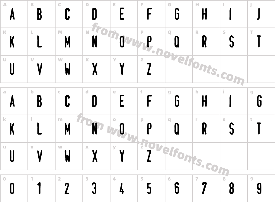 StampCharacter Map