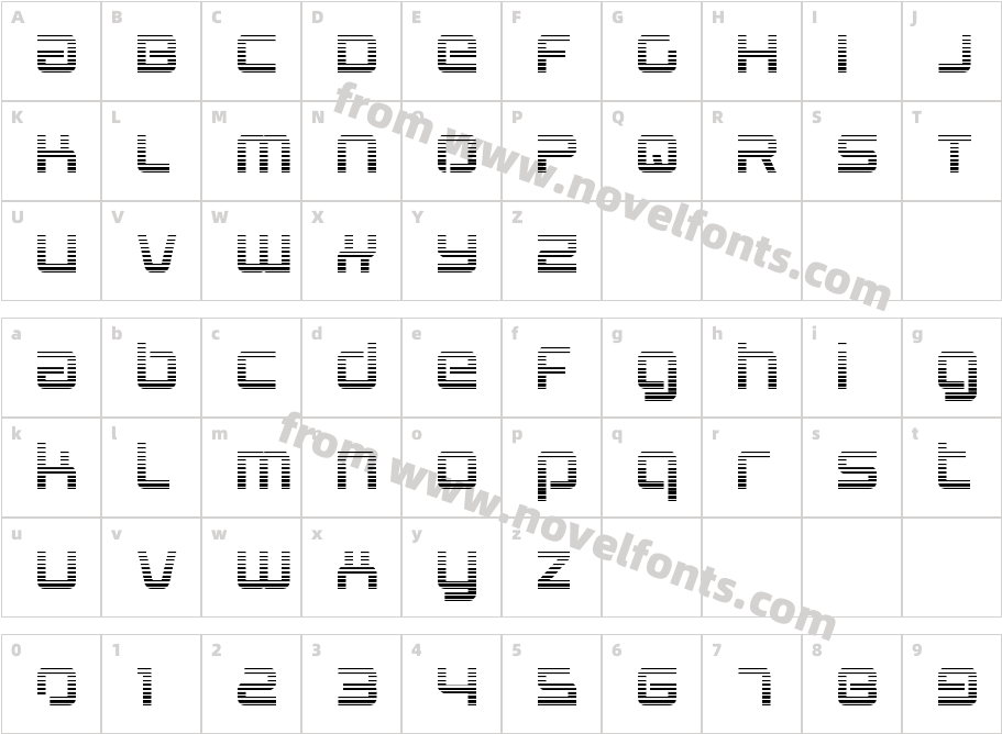 Star Eagle 2 GradientCharacter Map