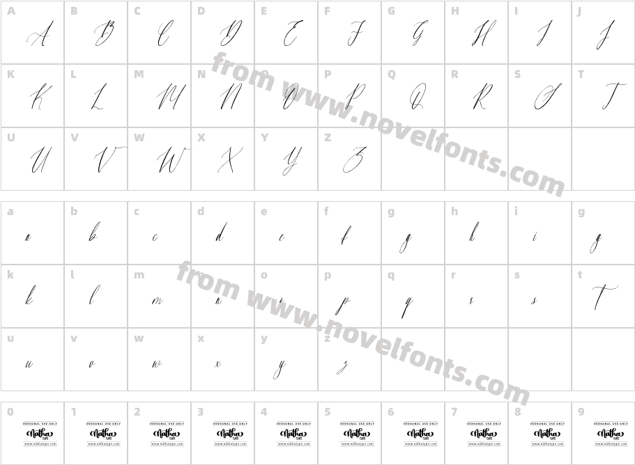 Staylucky Personal UseCharacter Map