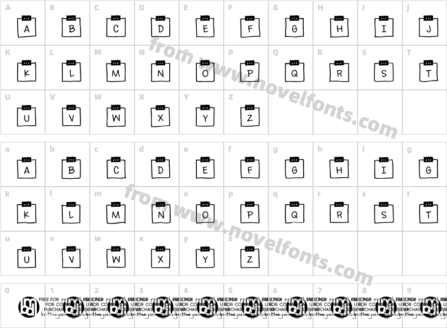 Sticky Memos Demo TwoCharacter Map