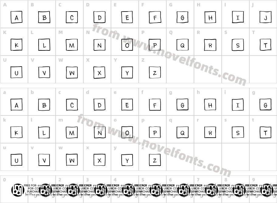 StickyMemosDemoPlain-PKEDZCharacter Map