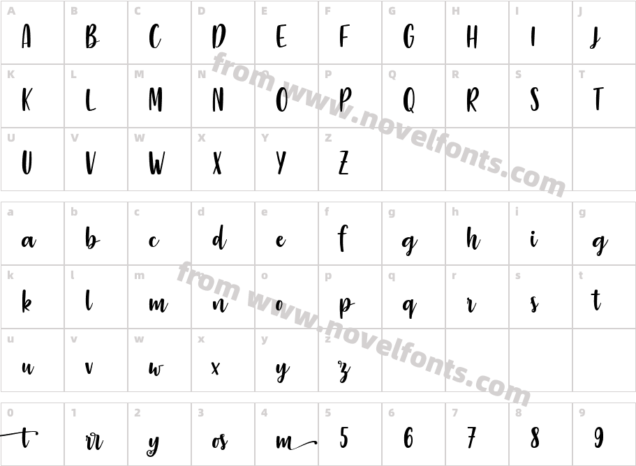 StrawberryBlossomCharacter Map