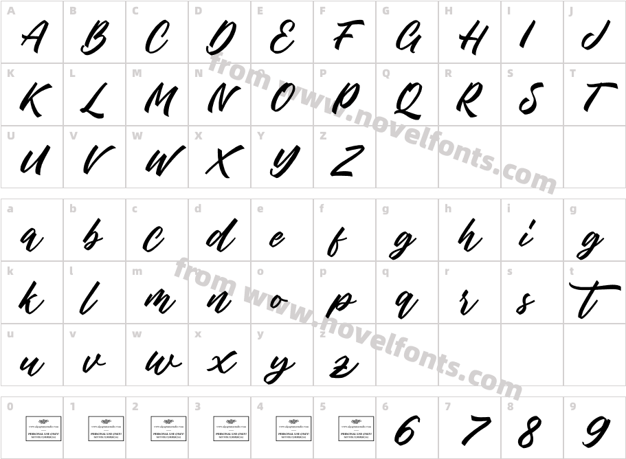 Streator-eZdXnCharacter Map