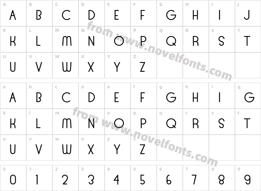 SublemCharacter Map