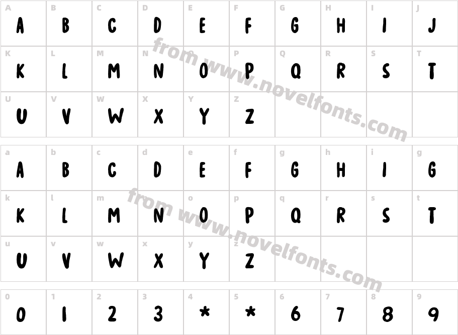 Sugar Free DEMO NormalCharacter Map