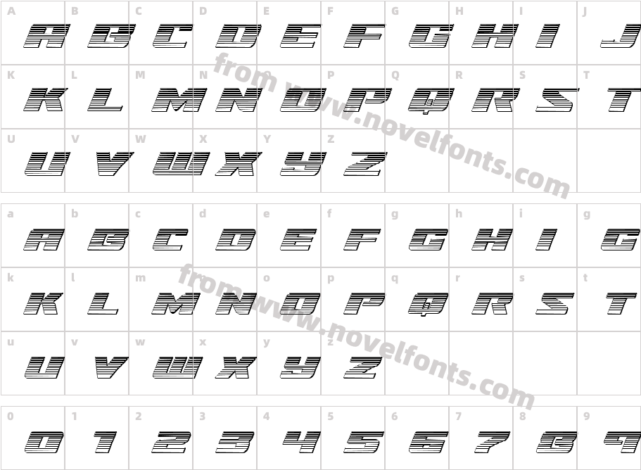 Super Brigade ChromeCharacter Map