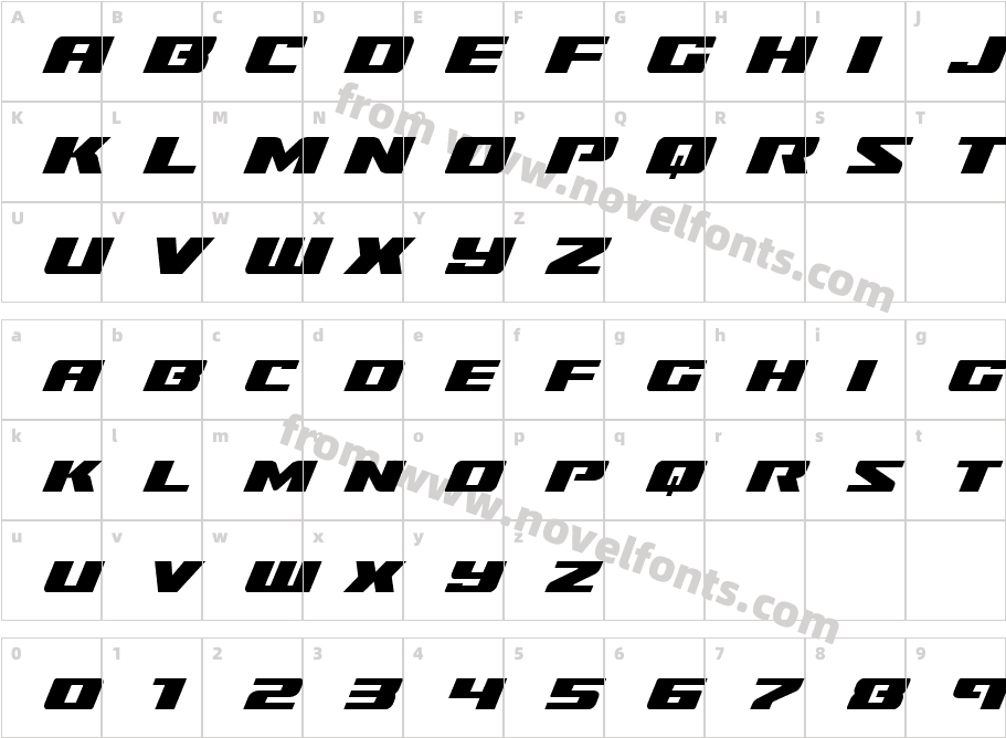 Super Brigade TitleCharacter Map