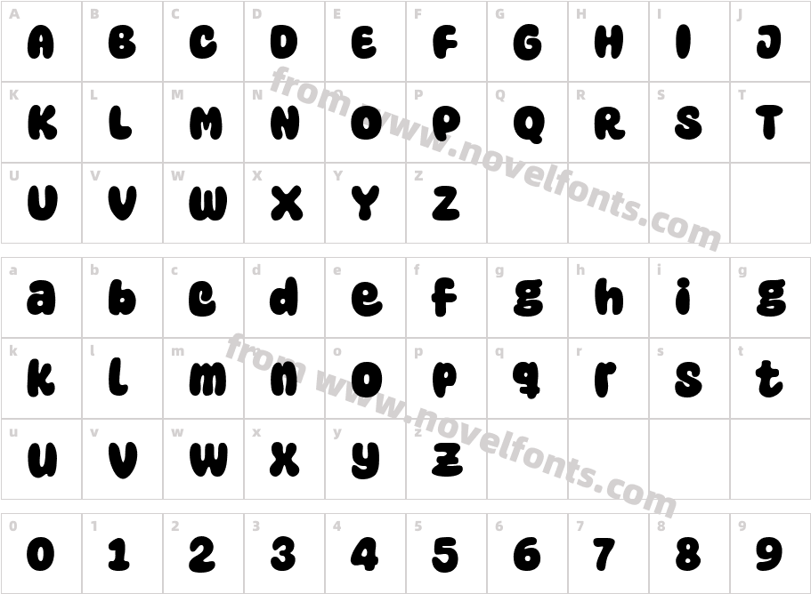 Super GlueCharacter Map