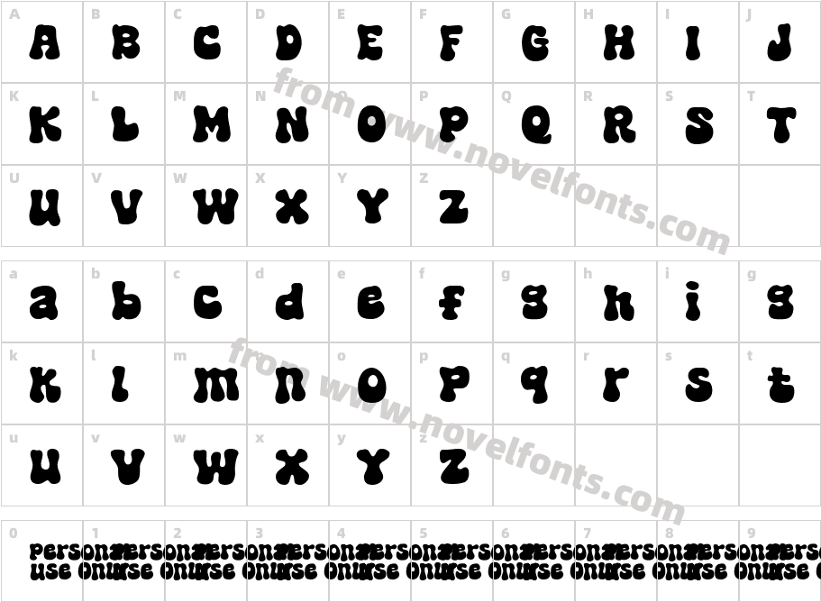 Super NoughtCharacter Map