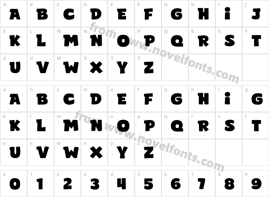 Super SedanCharacter Map